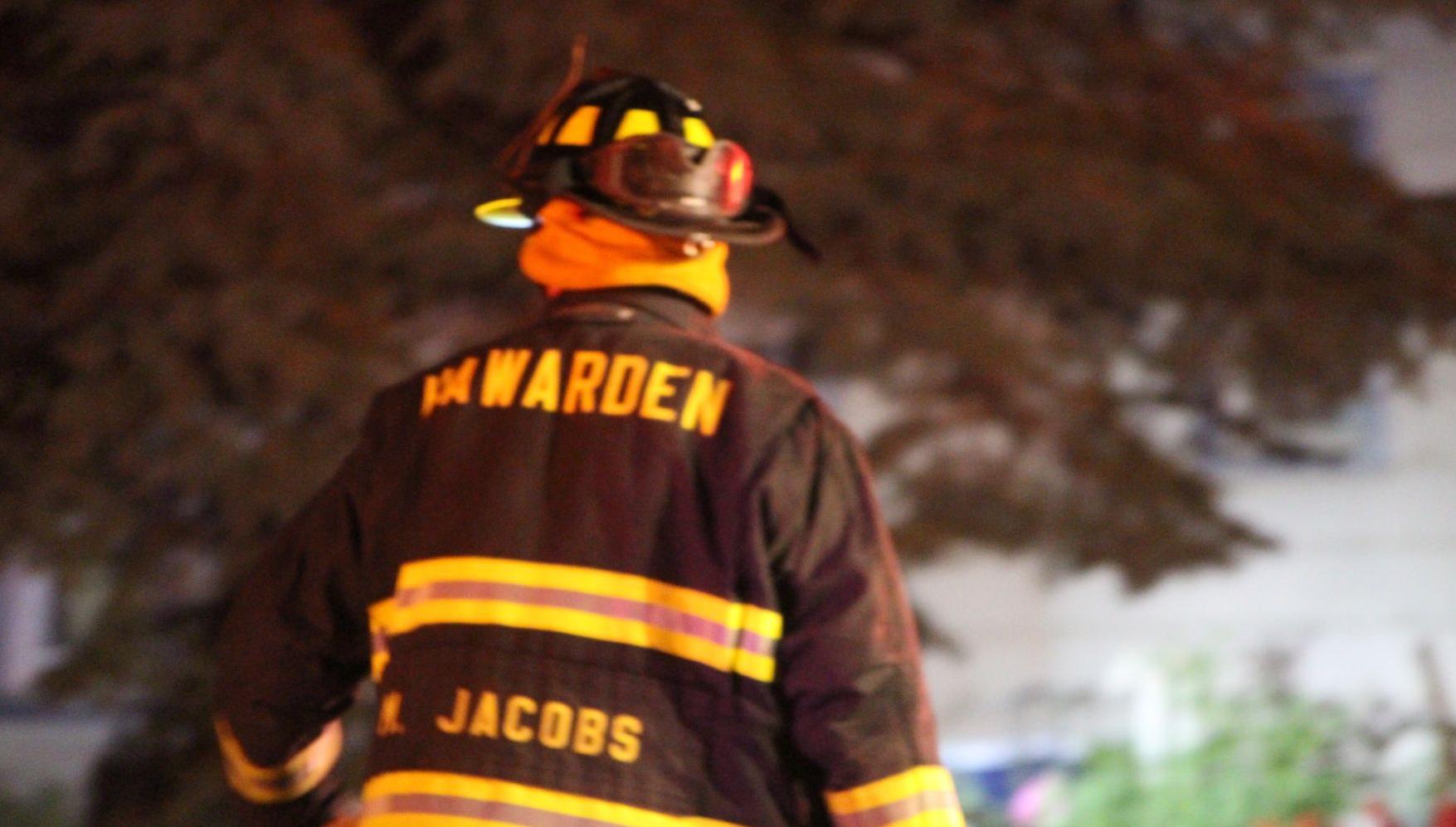 Early morning fire call
